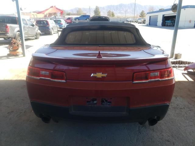 Photo 6 from auction – 2014 CHEVROLET CAMARO LT with VIN 2G1FB3D37E9153104