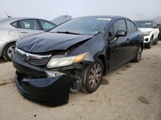 HONDA CIVIC LX 2012 with VIN 19XFB2F56CE330935 - Photo from auction