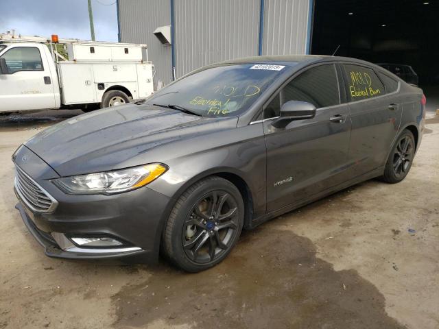 FORD FUSION SE 2018 with VIN 3FA6P0LU3JR113131 - Photo from auction