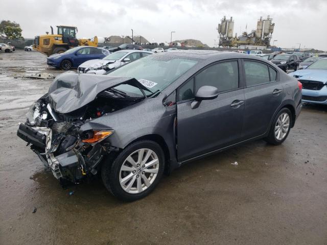HONDA CIVIC EX 2012 with VIN 2HGFB2F8XCH525386 - Photo from auction