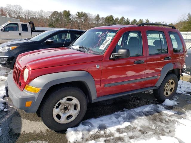 JEEP LIBERY 2007 with VIN 1J8GL48K07W662390 - Photo from auction