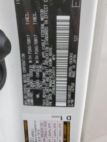 Photo 14 from auction – 2020 TOYOTA 4RUNNER SR with VIN JTEBU5JR6L5769919