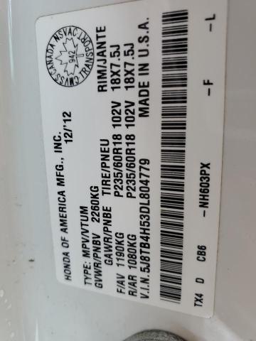 Photo 14 from auction – 2013 ACURA RDX TECHNO with VIN 5J8TB4H53DL804779