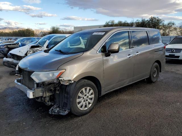 NISSAN QUEST S 2015 with VIN JN8AE2KP7F9128272 - Photo from auction
