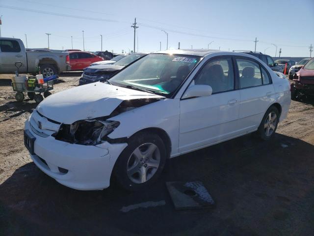 HONDA CIVIC EX 2005 with VIN 1HGES26765L007445 - Photo from auction