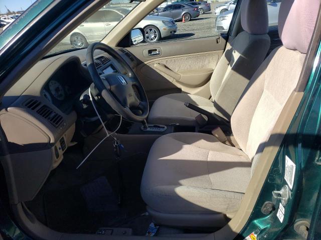 Photo 7 from auction – 2002 HONDA CIVIC LX with VIN 2HGES16592H546174