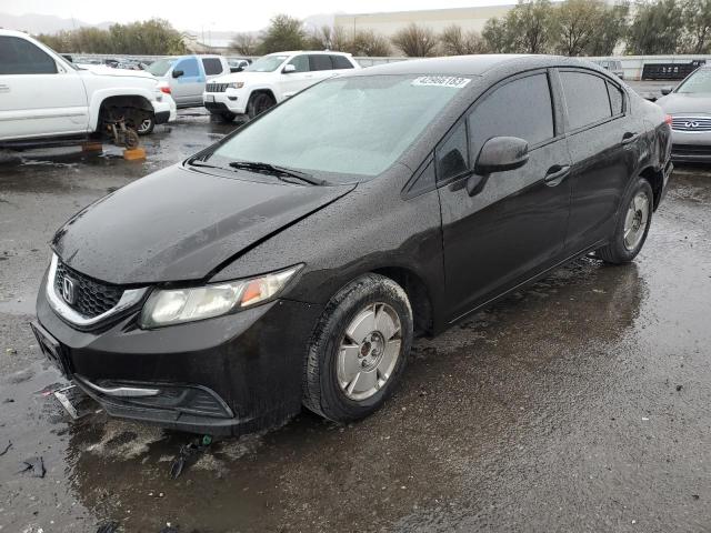 HONDA CIVIC LX 2013 with VIN 19XFB2F52DE264692 - Photo from auction