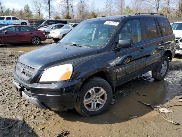 HONDA PILOT EXL 2003 with VIN 2HKYF18583H532238 - Photo from auction