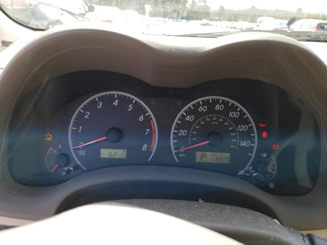 Photo 9 from auction – 2009 TOYOTA COROLLA BA with VIN 2T1BU40E39C167407