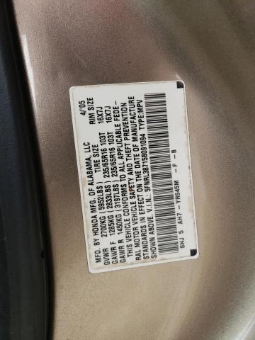 Photo 14 from auction – 2005 HONDA ODYSSEY EX with VIN 5FNRL38715B091094