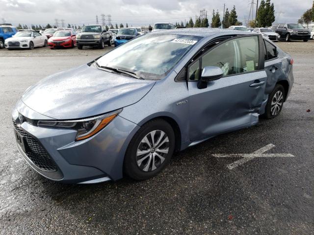 TOYOTA COROLLA LE 2021 with VIN JTDEAMDE4MJ000437 - Photo from auction