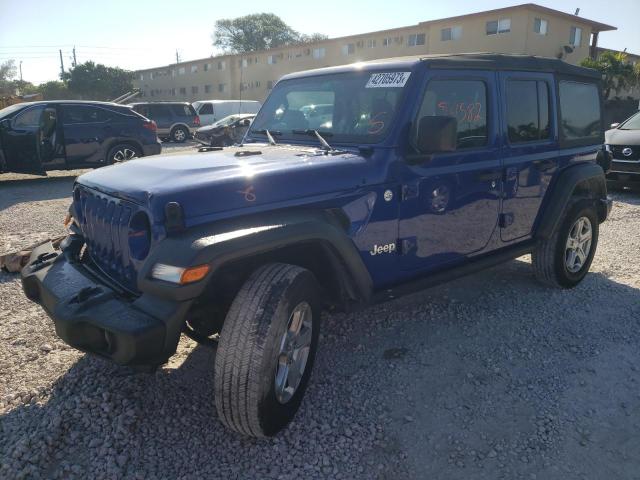 JEEP WRANGLER U 2018 with VIN 1C4HJXDG7JW181449 - Photo from auction