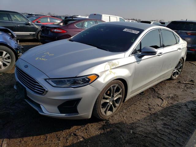 FORD FUSION SEL 2019 with VIN 3FA6P0CD6KR237024 - Photo from auction