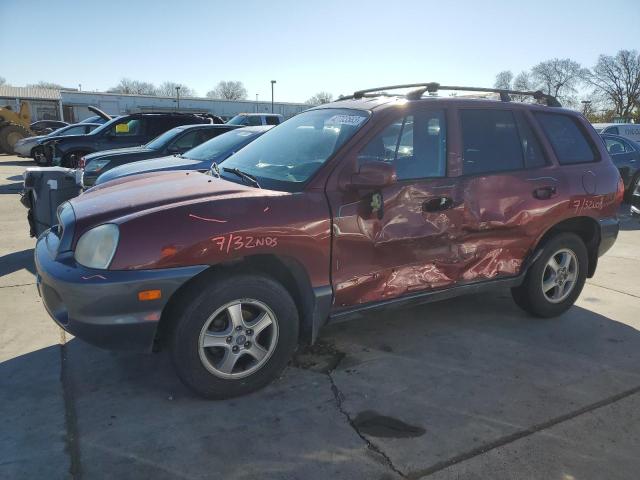 Photo 1 from auction – 2002 HYUNDAI SANTA FE G with VIN KM8SC13D22U206383