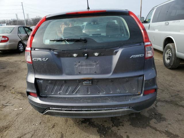 Photo 6 from auction – 2016 HONDA CR-V LX with VIN 5J6RM4H37GL129731