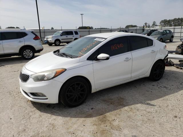 KIA FORTE EX 2014 with VIN KNAFX4A85E5084115 - Photo from auction