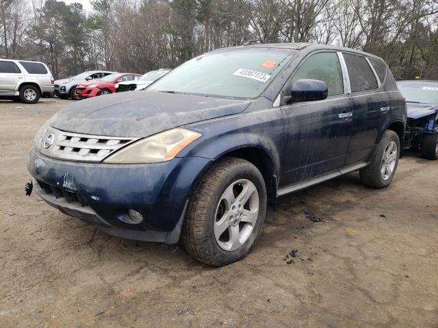 NISSAN MURANO SL 2004 with VIN JN8AZ08W64W333183 - Photo from auction