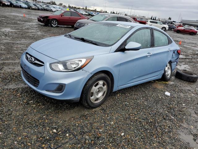 HYUNDAI ACCENT GLS 2013 with VIN KMHCT4AE8DU549123 - Photo from auction