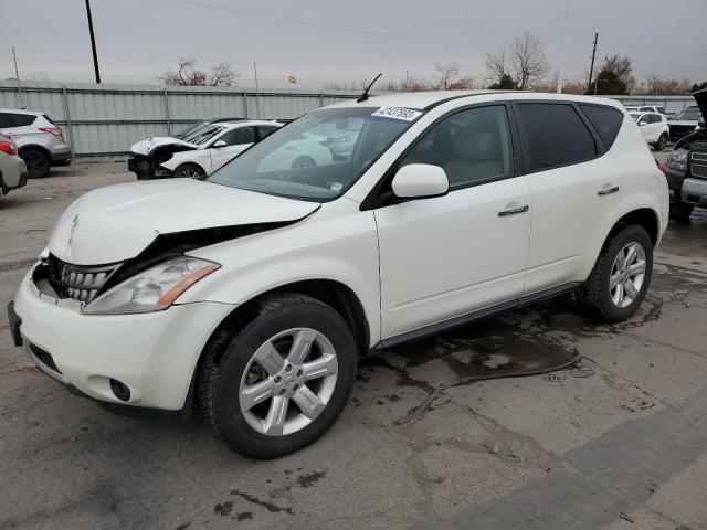 NISSAN MURANO SL 2006 with VIN JN8AZ08W16W507048 - Photo from auction