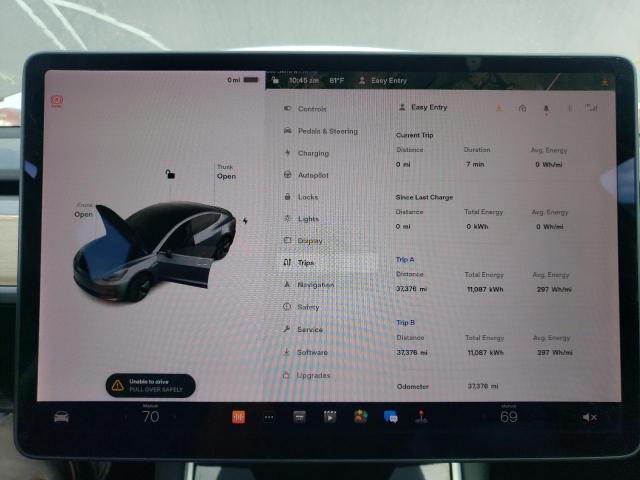 Photo 9 from auction – 2018 TESLA MODEL 3 with VIN 5YJ3E1EA6JF051575