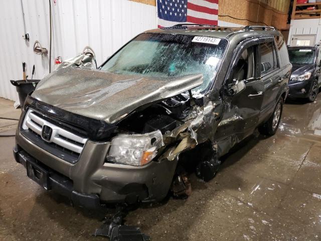 HONDA PILOT EX 2006 with VIN 5FNYF18626B024858 - Photo from auction