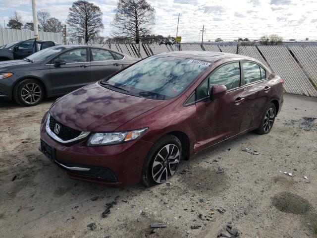 HONDA CIVIC EX 2015 with VIN 19XFB2F80FE283531 - Photo from auction