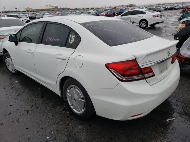 Photo 2 from auction – 2013 HONDA CIVIC HF with VIN 2HGFB2F62DH528007