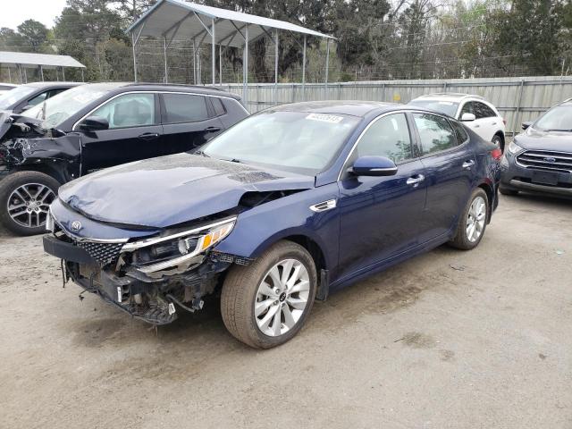 KIA OPTIMA EX 2016 with VIN 5XXGU4L36GG109815 - Photo from auction