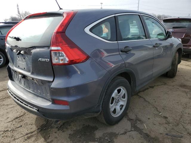 Photo 3 from auction – 2016 HONDA CR-V LX with VIN 5J6RM4H37GL129731