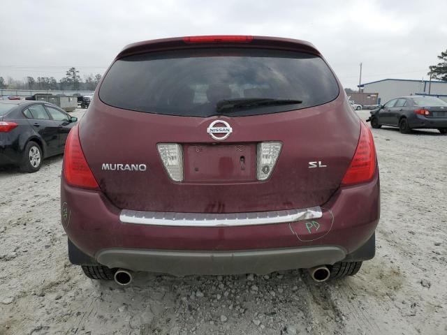 Photo 6 from auction – 2007 NISSAN MURANO SL with VIN JN8AZ08TX7W523417