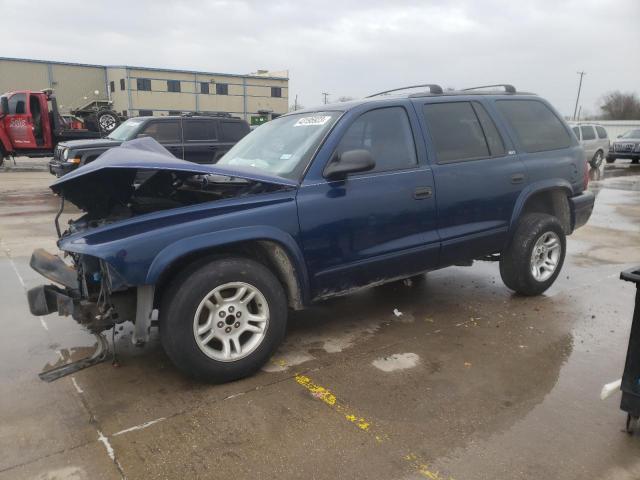 DODGE DURANGO SL 2002 with VIN 1B4HR48N92F117525 - Photo from auction
