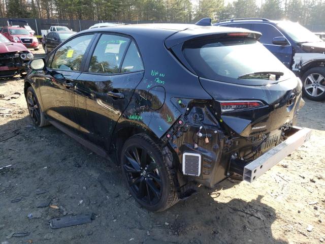 Photo 2 from auction – 2021 TOYOTA COROLLA SE with VIN JTND4MBE2M3119710