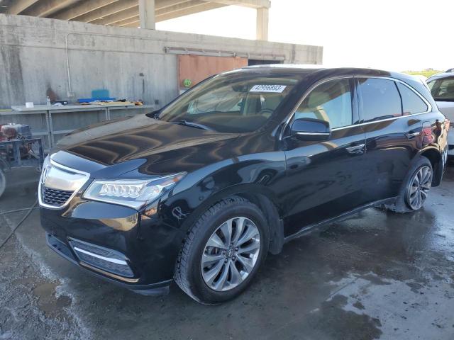 ACURA MDX TECHNO 2016 with VIN 5FRYD3H41GB012216 - Photo from auction