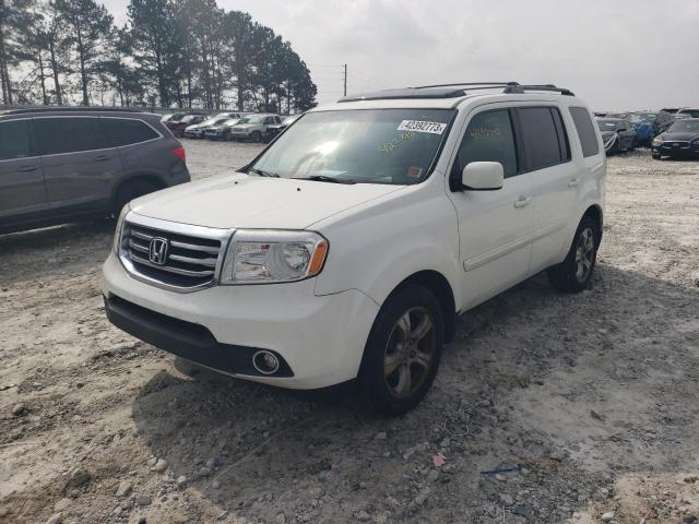 HONDA PILOT EXL 2013 with VIN 5FNYF3H56DB025169 - Photo from auction