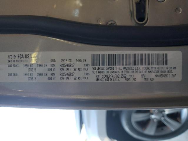 Photo 14 from auction – 2015 JEEP PATRIOT LA with VIN 1C4NJPFA1FD318562