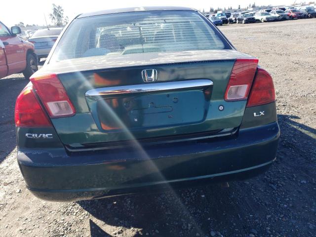 Photo 6 from auction – 2002 HONDA CIVIC LX with VIN 2HGES16592H546174