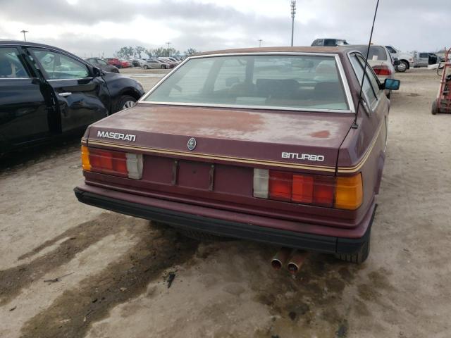 Photo 6 from auction – 1984 MASERATI BITURBO with VIN ZAMAL1104EB319831
