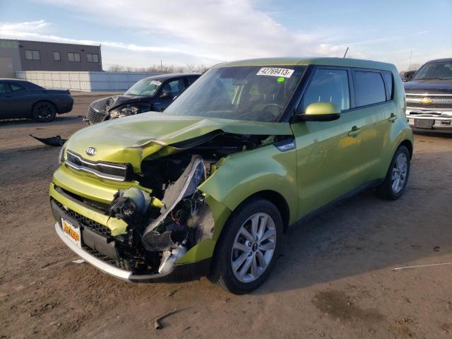 KIA SOUL + 2018 with VIN KNDJP3A51J7903696 - Photo from auction