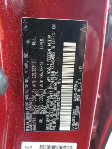 Photo 14 from auction – 2021 TOYOTA HIGHLANDER with VIN 5TDGZRBH8MS132650