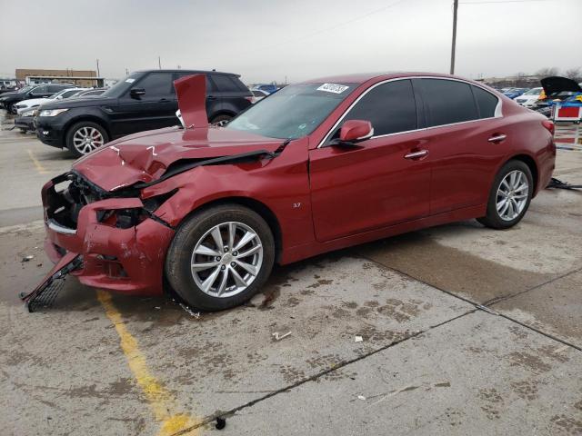 INFINITI Q50 BASE 2014 with VIN JN1BV7AR7EM683270 - Photo from auction