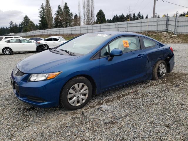 HONDA CIVIC LX 2012 with VIN 2HGFG3B52CH554366 - Photo from auction