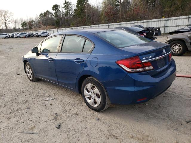Photo 2 from auction – 2013 HONDA CIVIC LX with VIN 2HGFB2F58DH569121