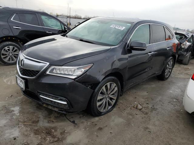 ACURA MDX TECHNO 2014 with VIN 5FRYD4H46EB019424 - Photo from auction