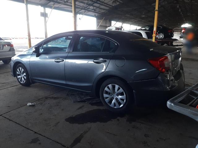 Photo 2 from auction – 2012 HONDA CIVIC LX with VIN 2HGFB2F53CH611208