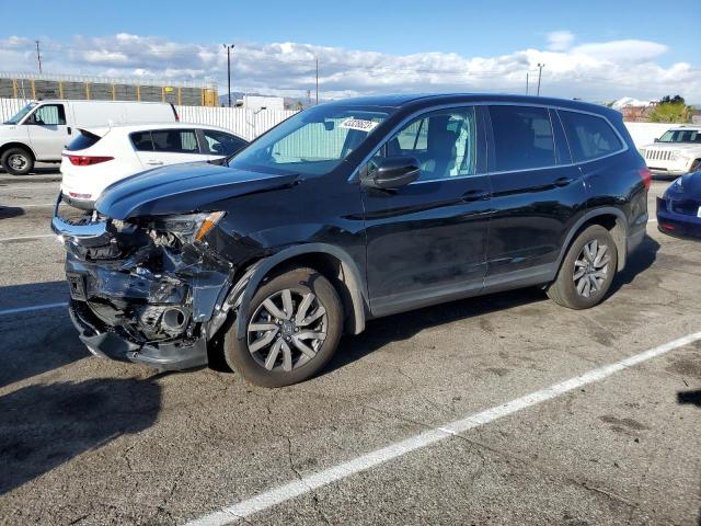 HONDA PILOT EXL 2021 with VIN 5FNYF5H53MB045827 - Photo from auction