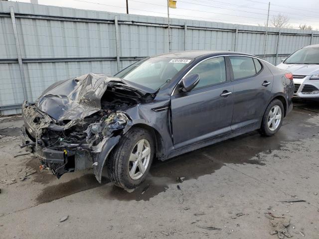 KIA OPTIMA LX 2015 with VIN KNAGM4A73F5640704 - Photo from auction