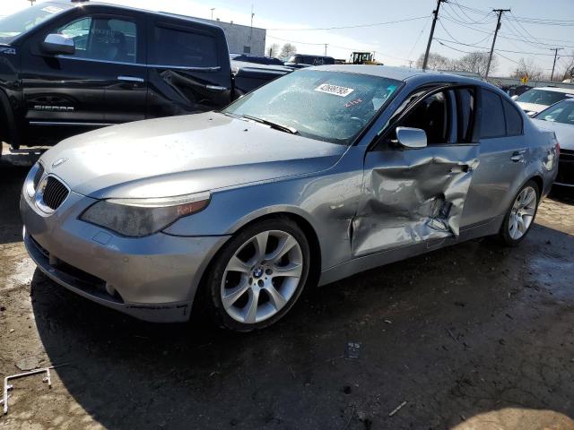 BMW 545 I 2005 with VIN WBANB33575B115874 - Photo from auction