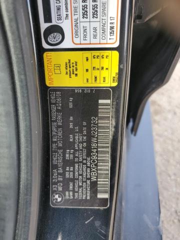 Photo 14 from auction – 2008 BMW X3 3.0SI with VIN WBXPC93418WJ23732
