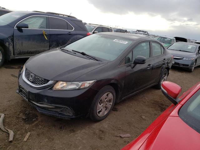 HONDA CIVIC LX 2013 with VIN 19XFB2F57DE099920 - Photo from auction