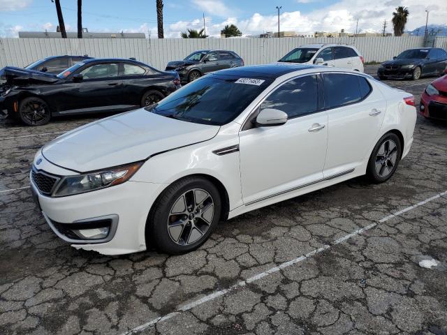KIA OPTIMA HYB 2011 with VIN KNAGM4AD0B5001163 - Photo from auction